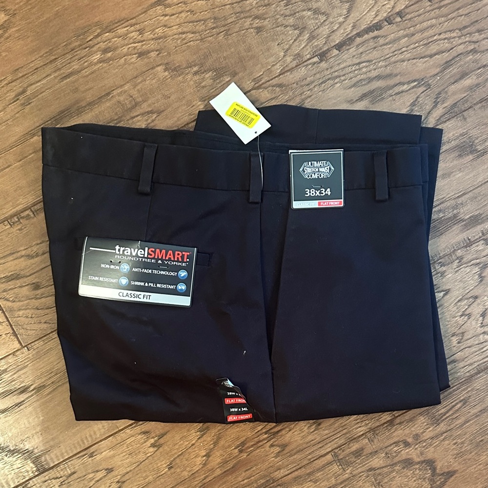 Roundtree & Yorke Navy Chinos